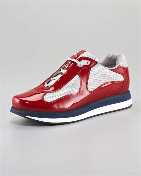 replica prada americas cup sneakers|prada america's cup high top.